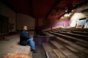 Interior of the old Mars Cinema, Kilrush by John Kelly